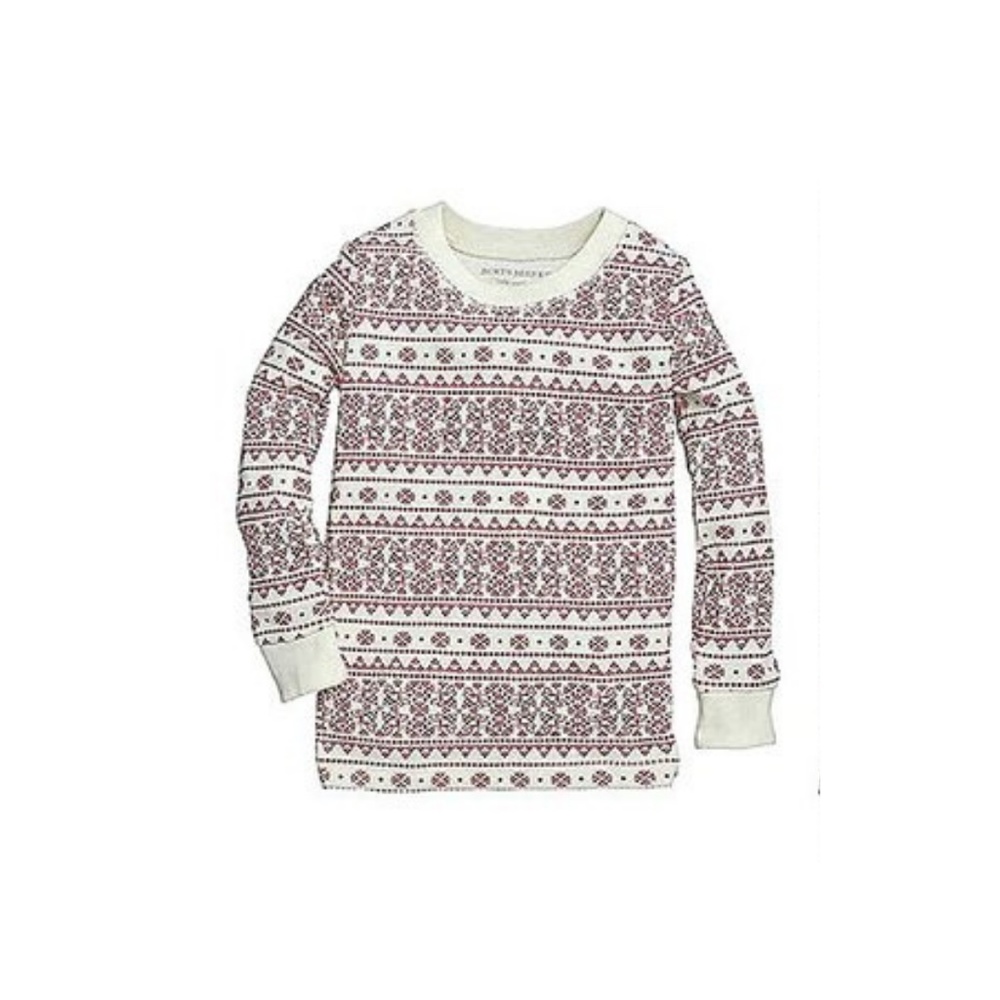 Burt's Bees Kids Winter Holiday Pajama Top